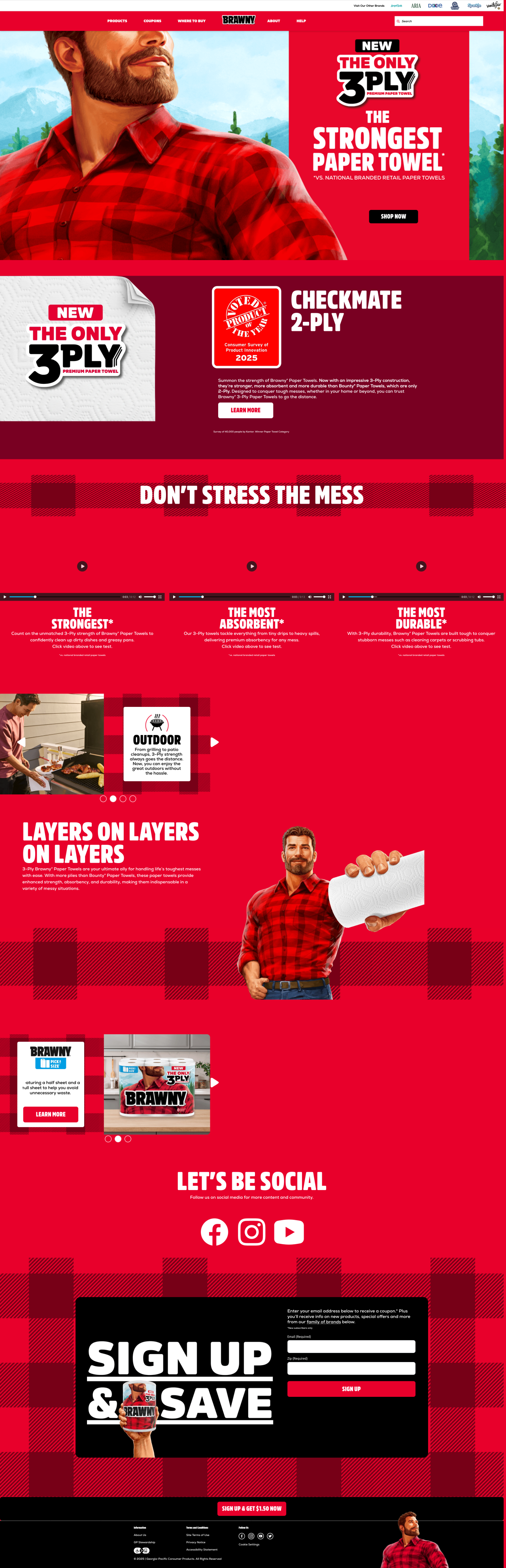 Brawny home page