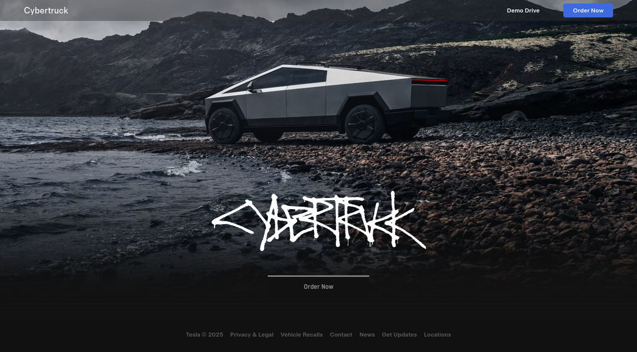 Cybertruck screenshot